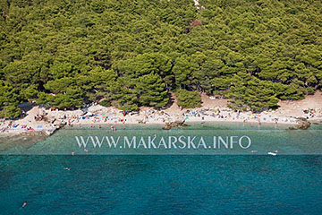 Makarska aerial view